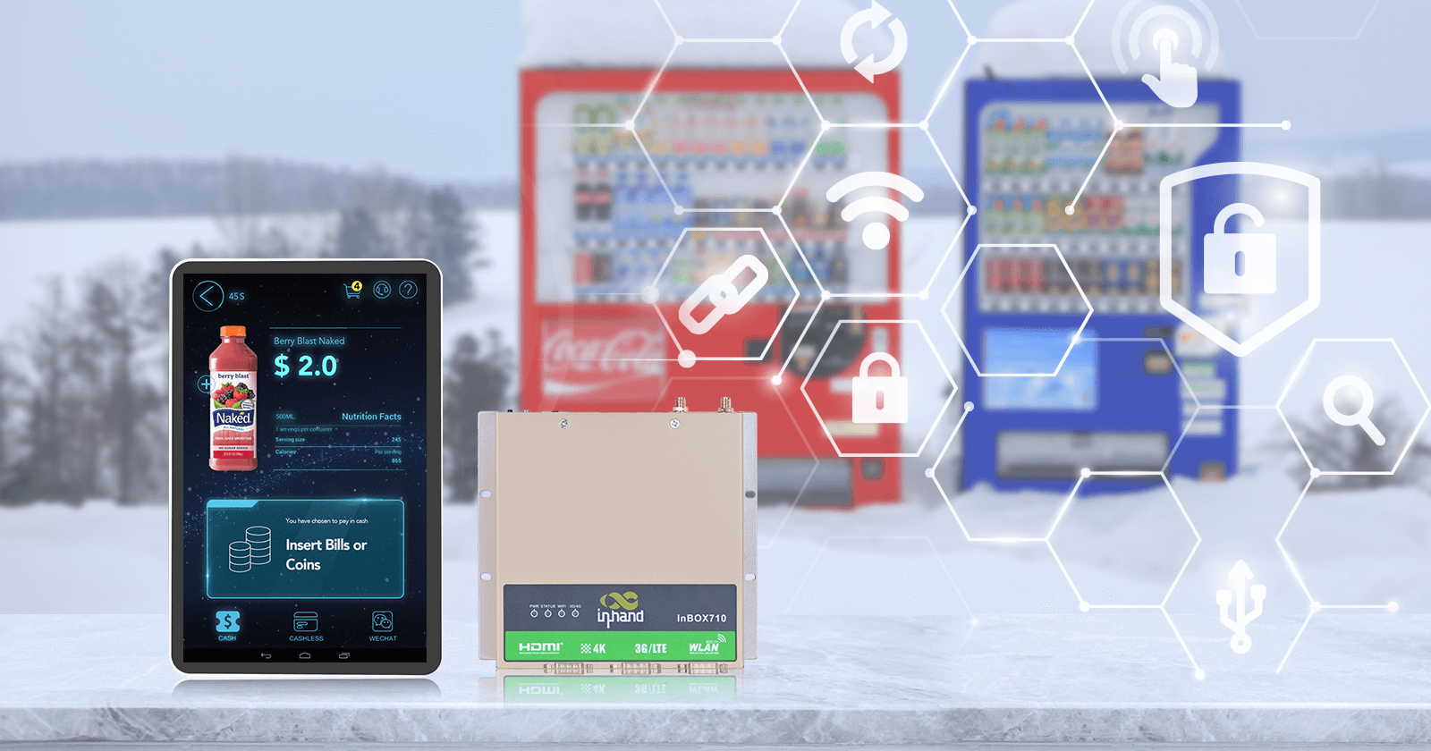 Reliable Industrial Computer for InHand Smart Vending System