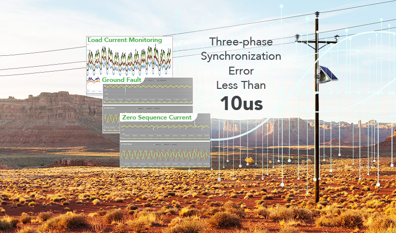 Concentrator precisely trigger and synthesize fault wave recordings