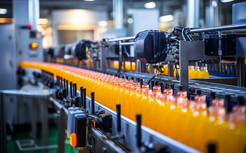 Automated Production Line for Beverage-Background