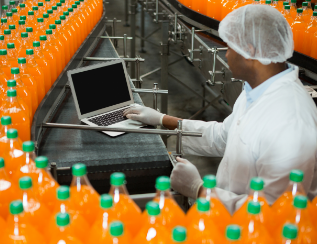 Automated Production Line for Beverage with IG902 Edge Computing Gateway