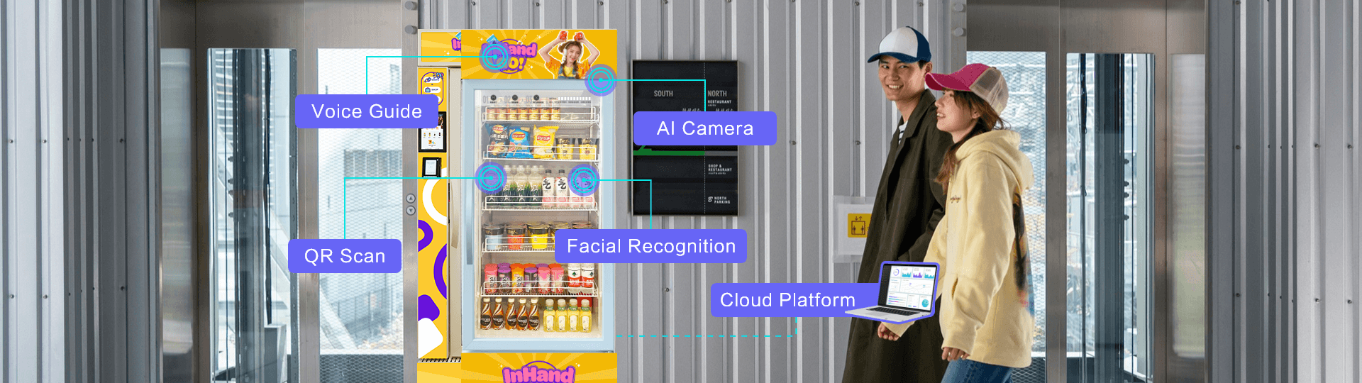 InHandGo Grab & Go AI Vending Solution