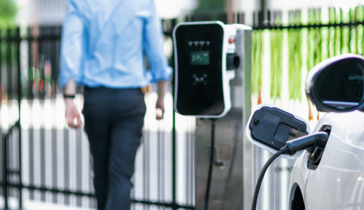 Smart EV Charging Kiosk