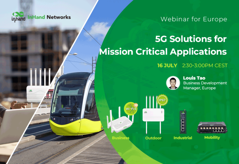Webinar: 5G Solutions for Mission Critical Applications