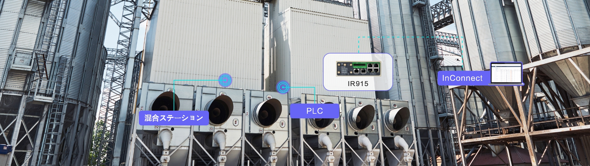 InHand's Intelligent Concrete Mixing Station Solution