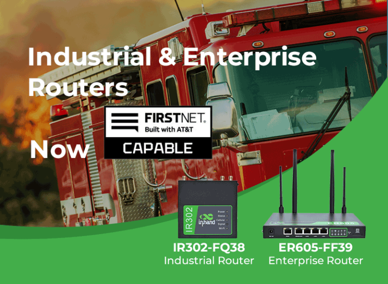 El router industrial IR302 y el router empresarial ER605 ya son compatibles con FirstNet